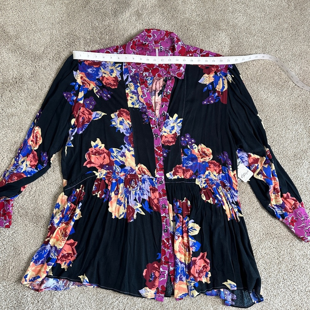 NWT- Free People Women’s Brunch A Bunch Boho Tunic- Medium - Picture 14 of 15